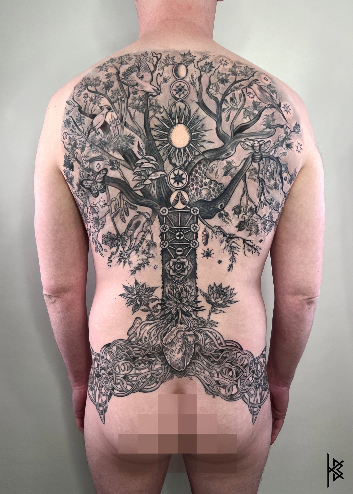 Cosmic Tree of Life: She of a Thousand Stars (Watercolor Emerald Edition)